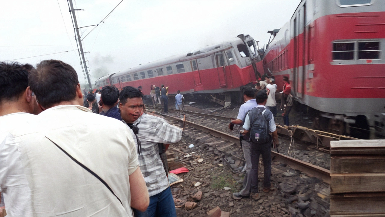 झारखंड ट्रेन हादसा: मुंबई-हावड़ा मेल दुर्घटना में हाहाकार, 20 से अधिक घायल