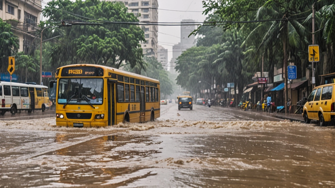 मुंबई की भारी बारिश: 300 मिमी बारिश रातभर में, बीएमसी ने छुट्टी घोषित की